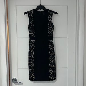Jcrew black and cream dress. Size 00